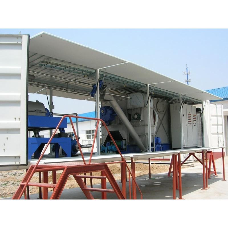 Mobile starch processing plant